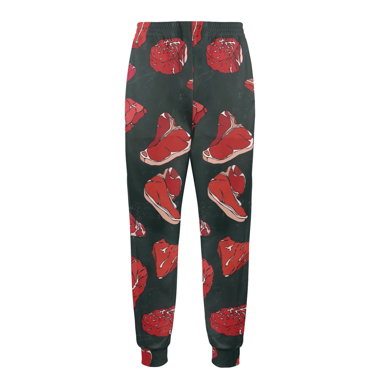 Meat Pattern Print Design 01 Men's Casual Track Pants