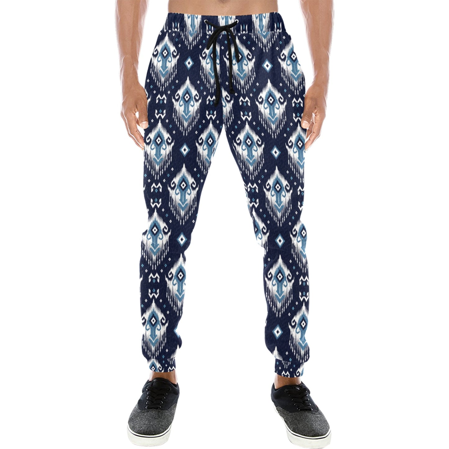 Ethnic Ornament Print Pattern Men's Sweatpants