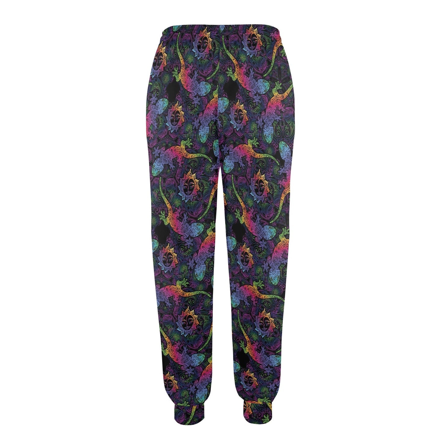 Gecko Rainbow Pattern Print Design 03 Women's Casual Track Pants