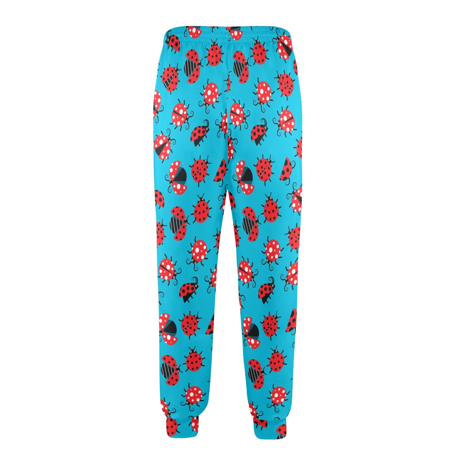 Ladybug Action Print Pattern Men's Casual Track Pants