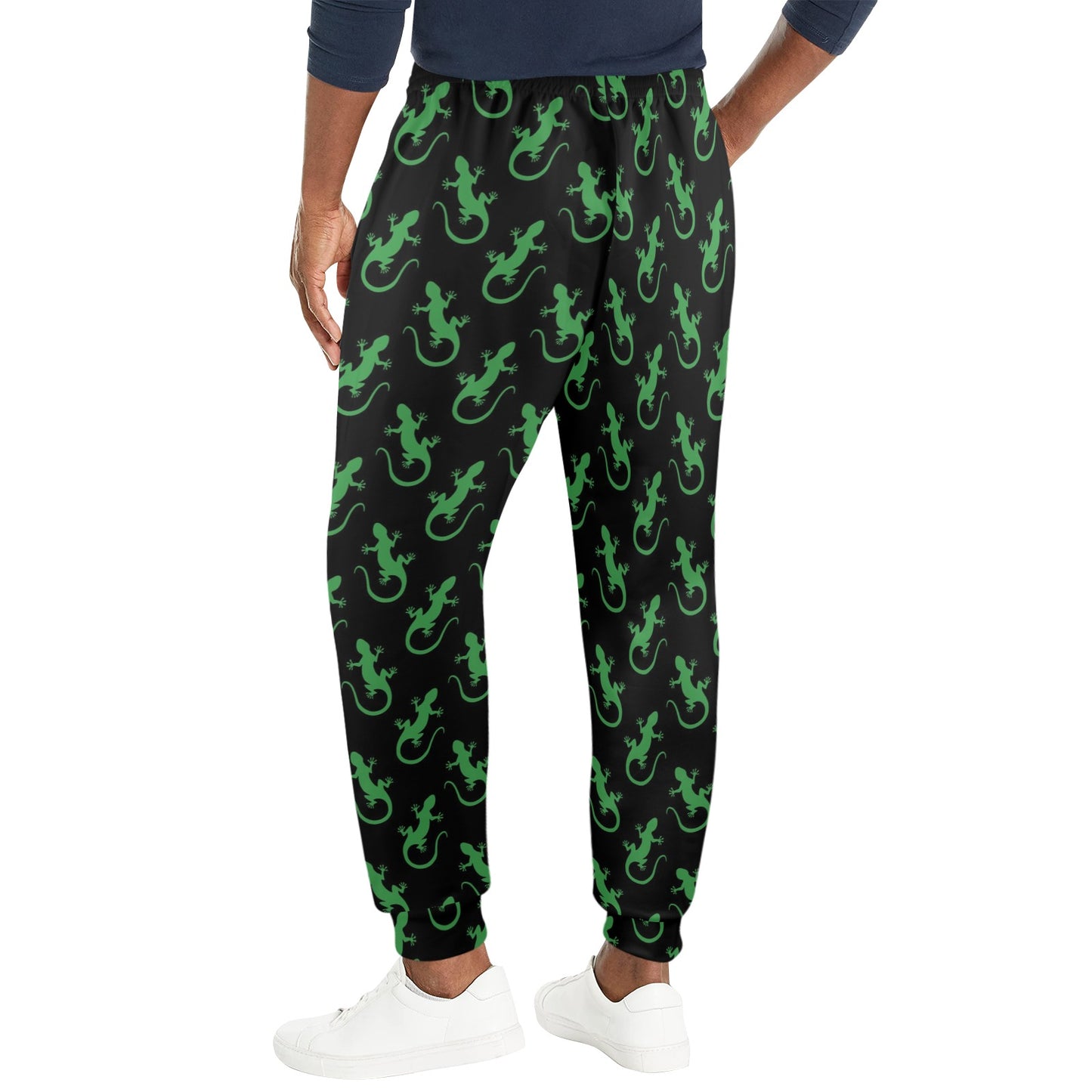 lizard Print Design LKS401 Men's Casual Track Pants