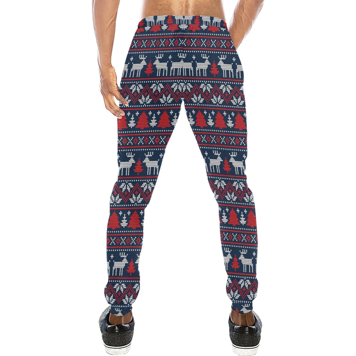 Reindeer Print Design LKS405 Men's Sweatpants