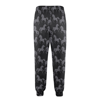 Horse Print Design LKS305 Men's Casual Track Pants