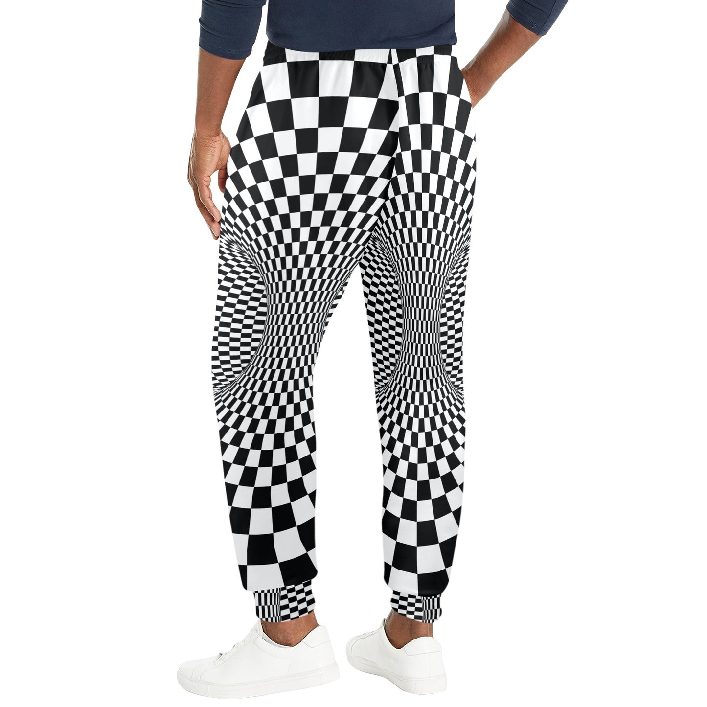 Optical illusion Projection Torus Men's Casual Track Pants