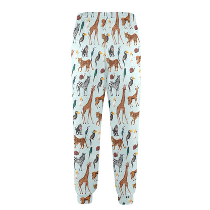 Safari Animal Print Design LKS306 Men's Casual Track Pants