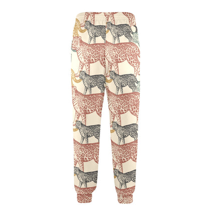 Jaguar Pattern Print Design 01 Men's Casual Track Pants
