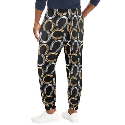 Horseshoe Print Design LKS305 Men's Casual Track Pants