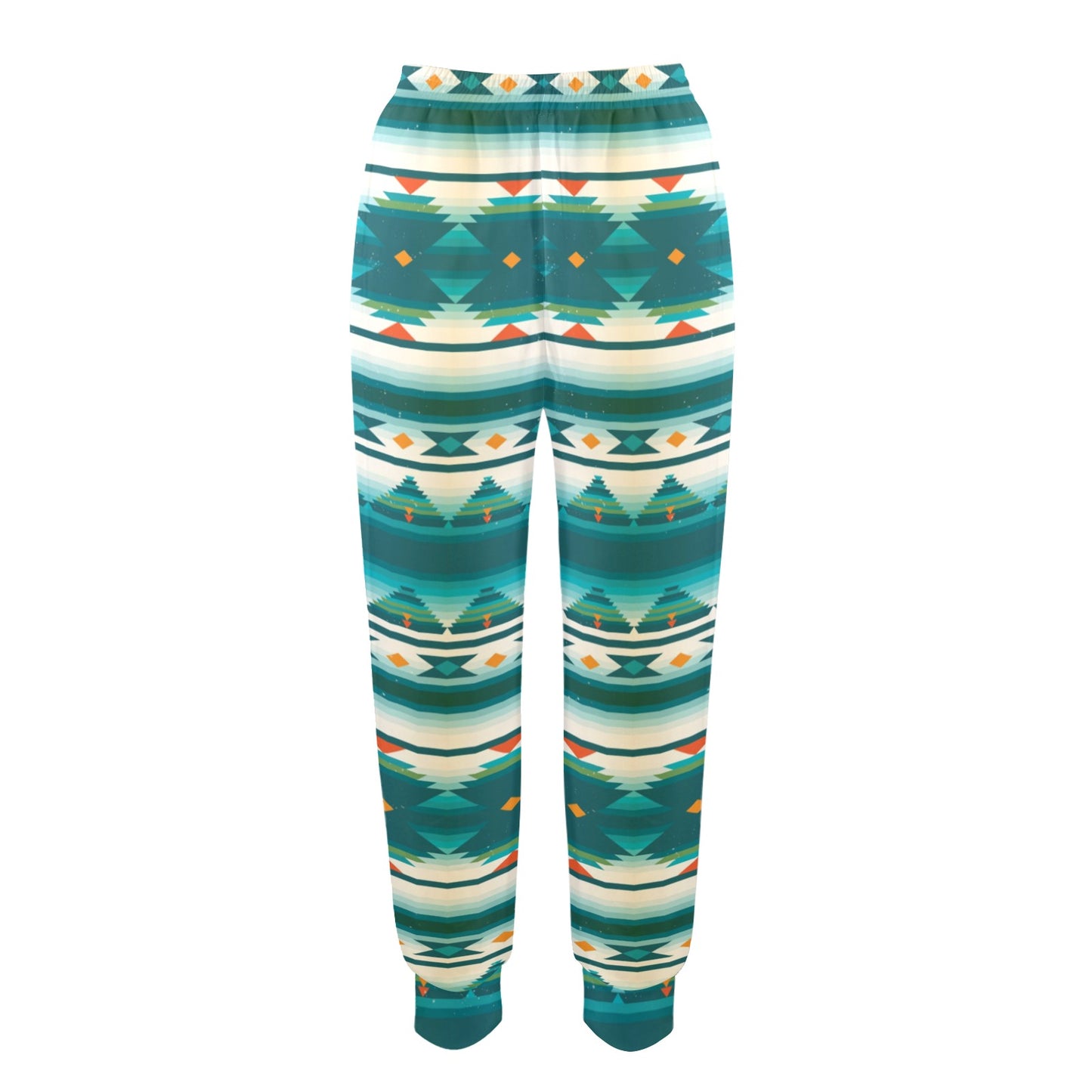 Blue Tribal Aztec Women's Casual Track Pants