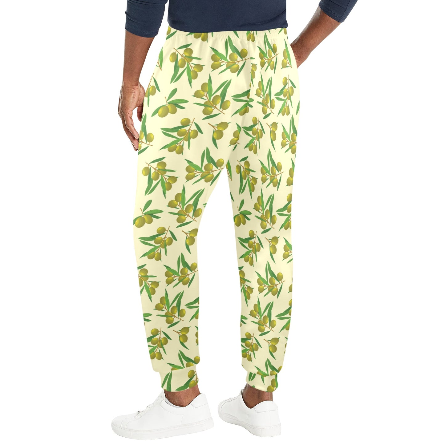 Olive Print Design LKS302 Men's Casual Track Pants
