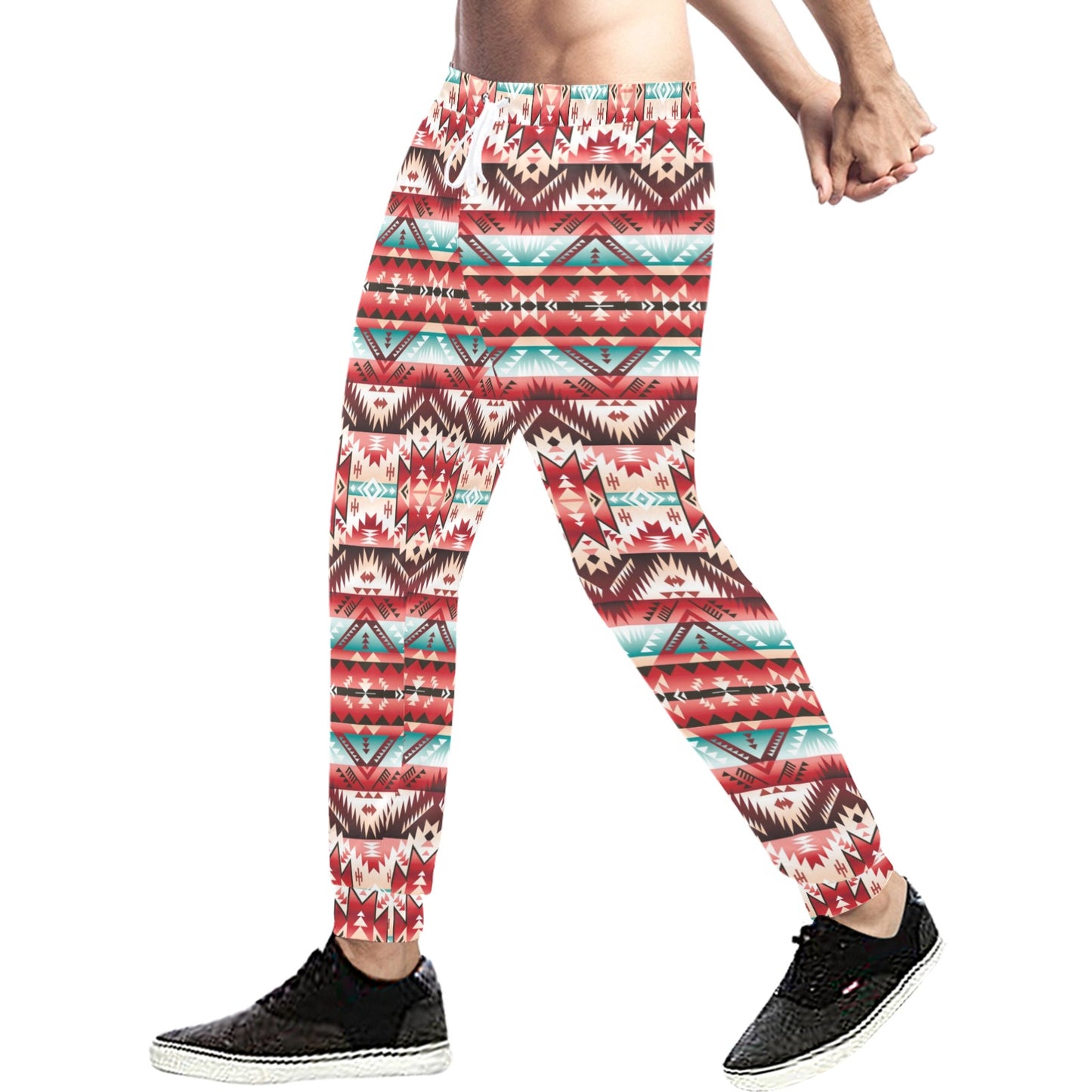 Aztec Western Style Print Pattern Men's Sweatpants