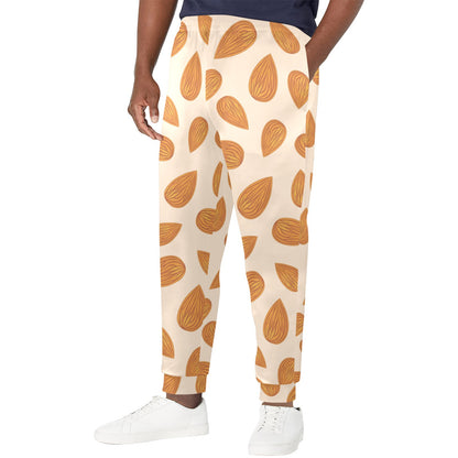 Almond Pattern Print Design 03 Men's Casual Track Pants