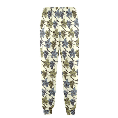 Grape Pattern Print Design GP03 Men's Casual Track Pants