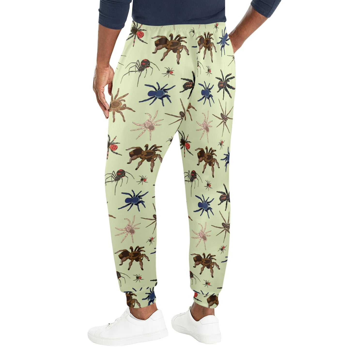 Tarantula Pattern Print Design 02 Men's Casual Track Pants