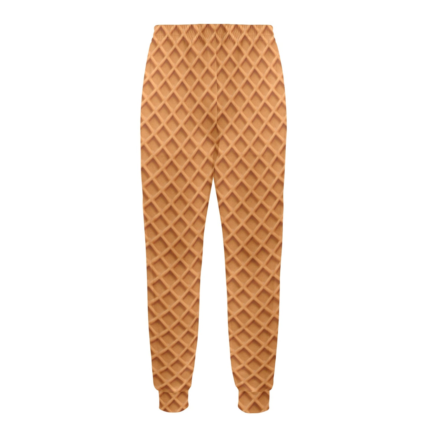 Waffle Texture Print Design LKS301 Men's Casual Track Pants