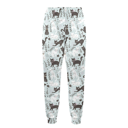 Cat Pattern Print Design 08 Men's Casual Track Pants
