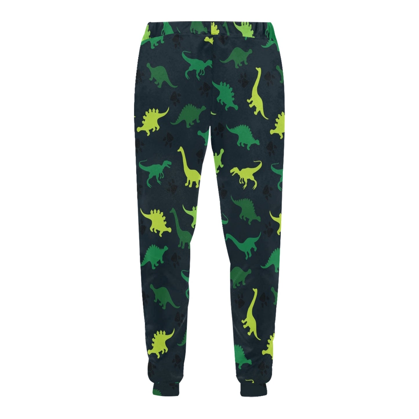 dinosaur green Design Print Pattern JJ098 Men's Sweatpants