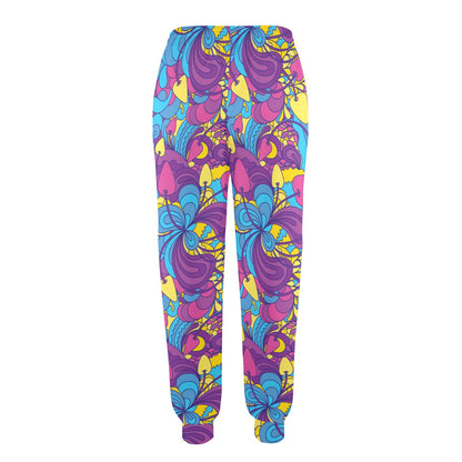 Psychedelic Mushroom Pattern Print Design A03 Women's Casual Track Pants