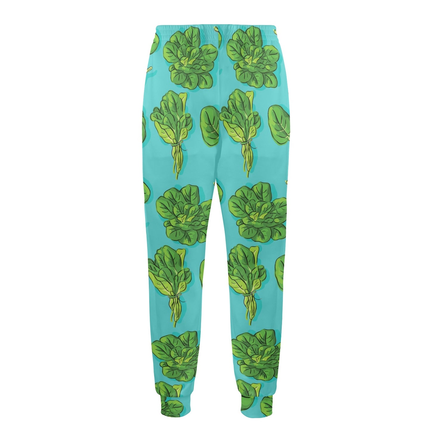 Spinach Print Design LKS301 Men's Casual Track Pants
