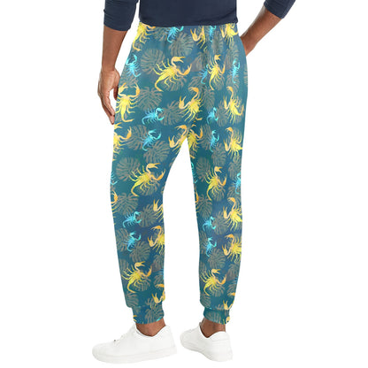 Scorpion Pattern Print Design 02 Men's Casual Track Pants