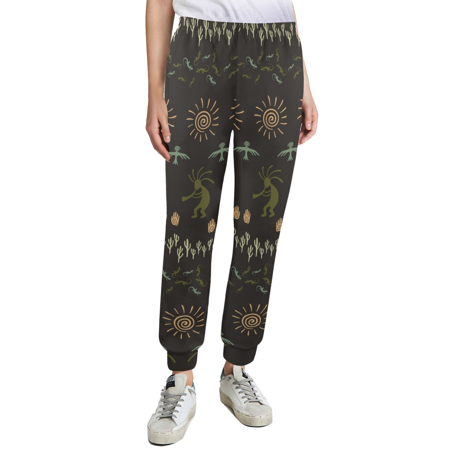 Mayan Pattern Print Design 04 Women's Casual Track Pants