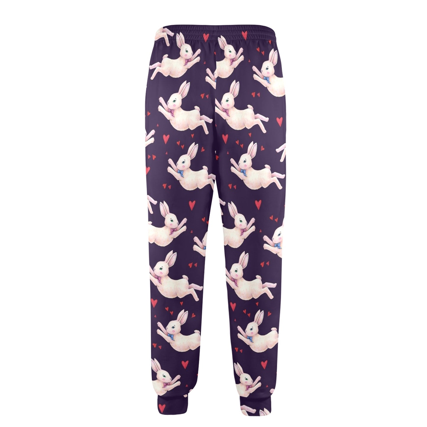 Rabbit Pattern Print Design RB016 Men's Casual Track Pants