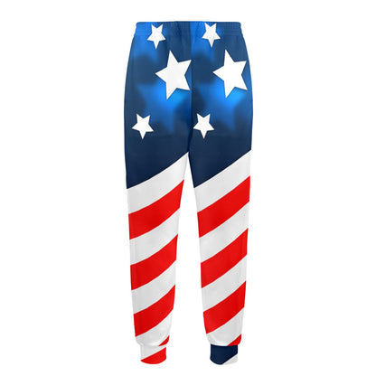 American flag Style Men's Casual Track Pants