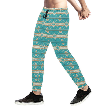 Southwest Native Design Themed Print Men's Sweatpants
