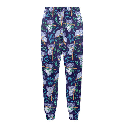 Koala Themed Design Print Men's Casual Track Pants