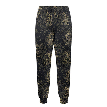 KOI Fish Pattern Print Design 02 Men's Casual Track Pants