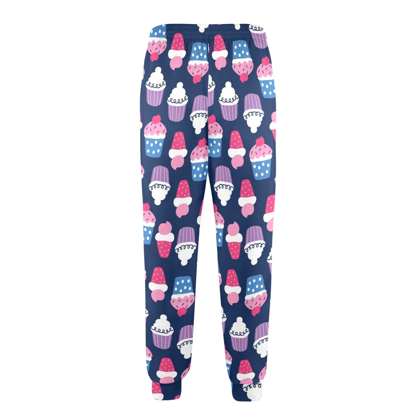 Cupcake Pattern Print Design CP04 Men's Casual Track Pants