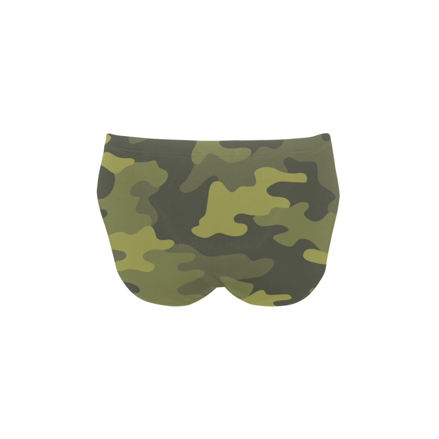 Military Camouflage Pattern Print Design 02 Men's Swimming Briefs