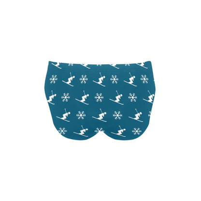 Ski Print Design LKS301 Men's Swimming Briefs