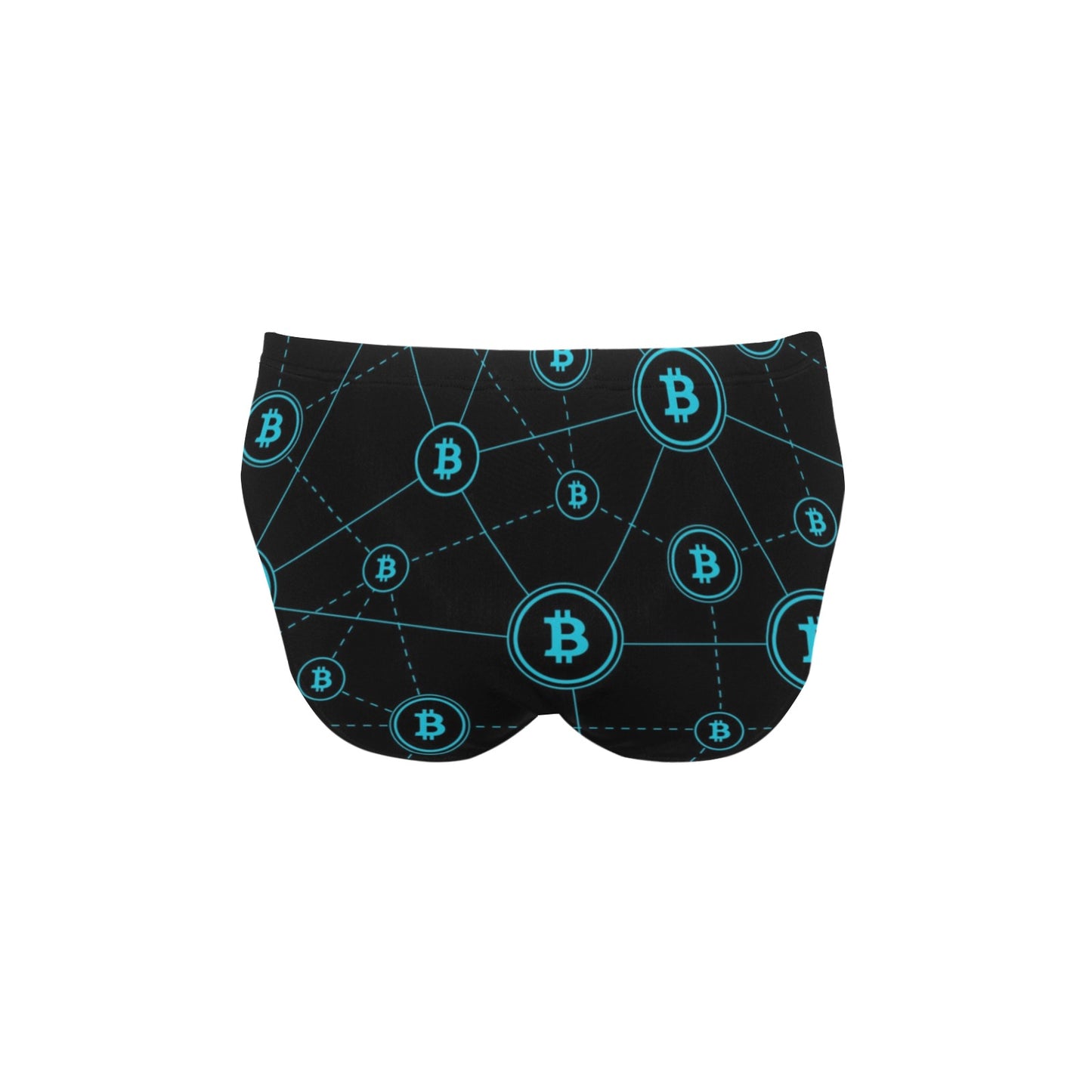Cryptocurrency Pattern Print Design 01 Men's Swimming Briefs