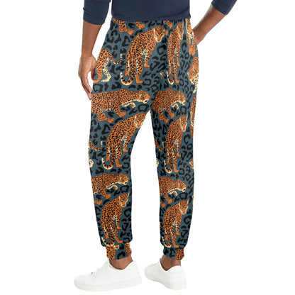 Jaguar Pattern Print Design 04 Men's Casual Track Pants