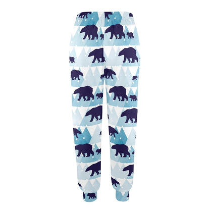 Bear Pattern Print Design BE01 Women's Casual Track Pants