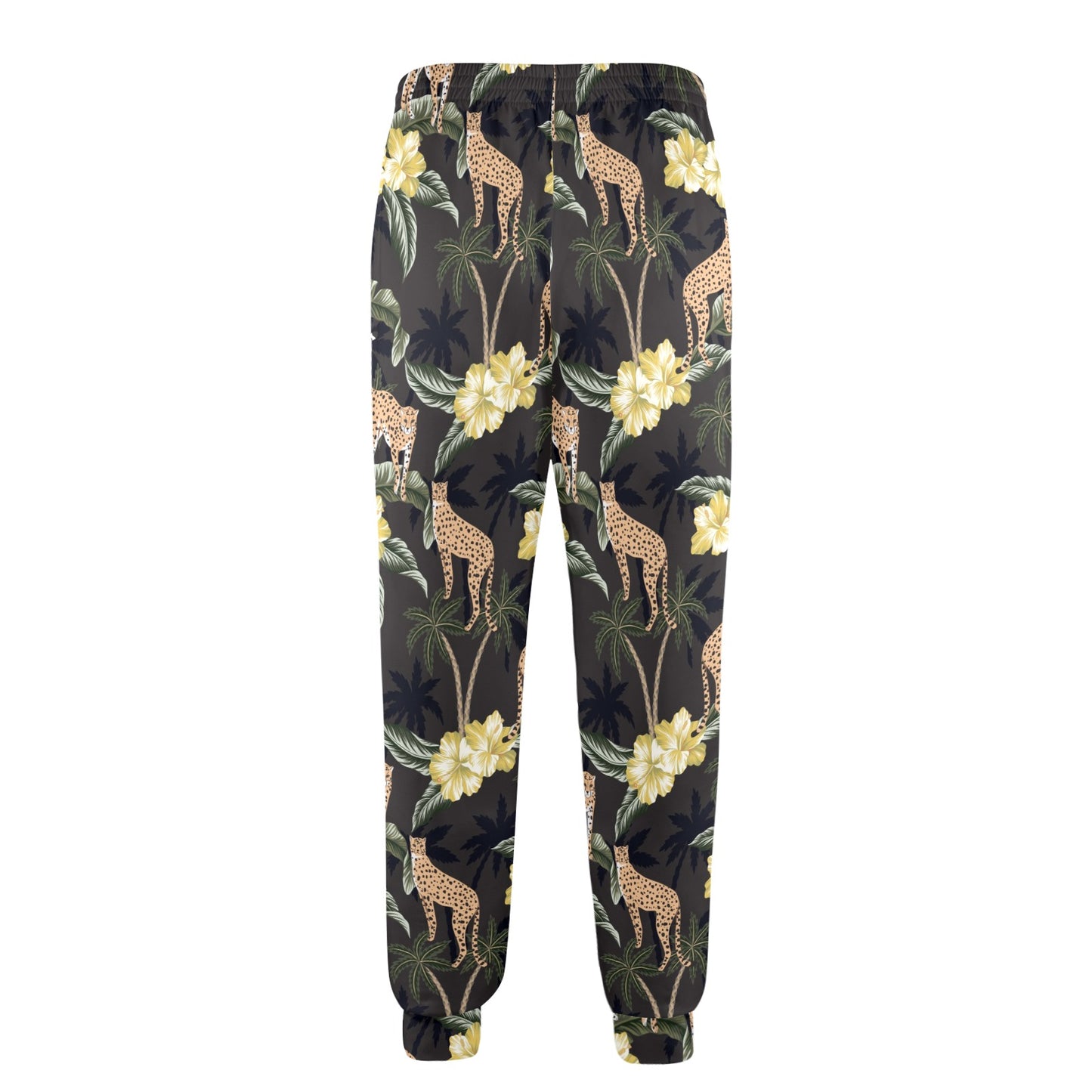 Cheetah Pattern Print Design 04 Men's Casual Track Pants