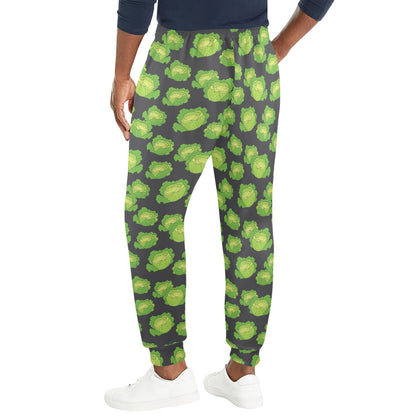 Cabbage Pattern Print Design 01 Men's Casual Track Pants