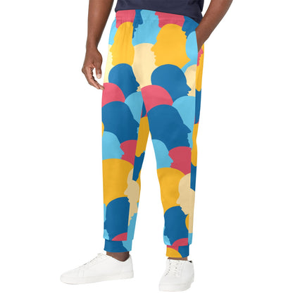 Psychology Pattern Print Design A02 Men's Casual Track Pants