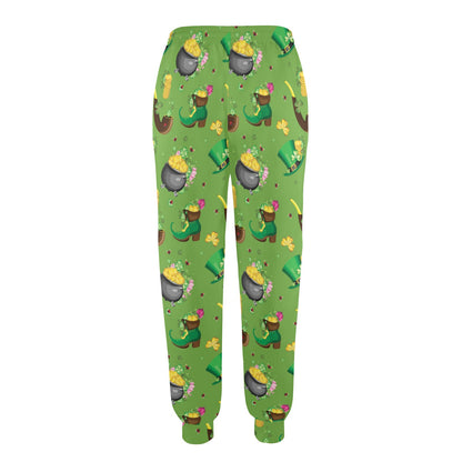 Shamrock Saint Patrick's Day Print Design LKS306 Women's Casual Track Pants