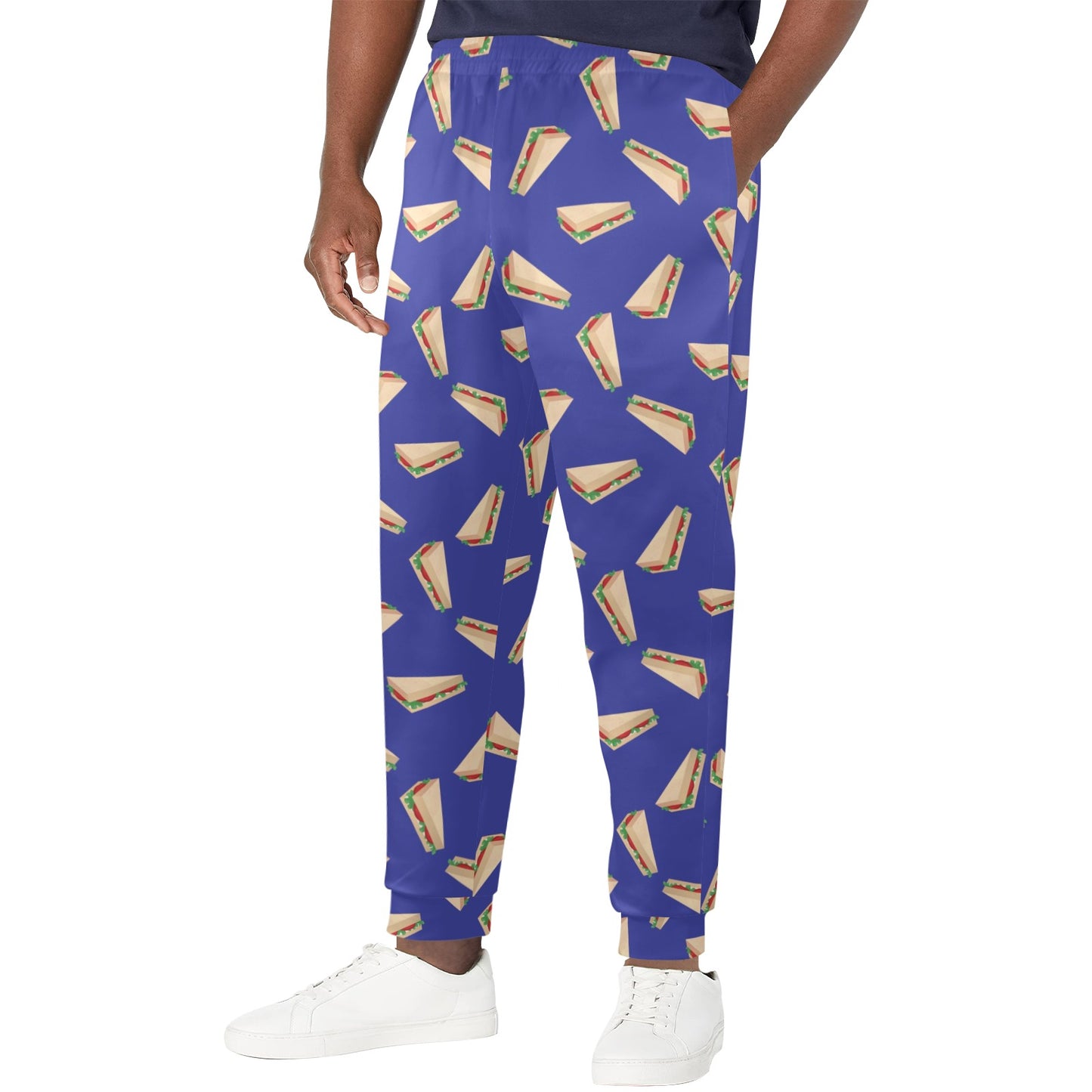 Sandwich Print Design LKS303 Men's Casual Track Pants
