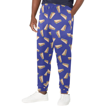 Sandwich Print Design LKS303 Men's Casual Track Pants