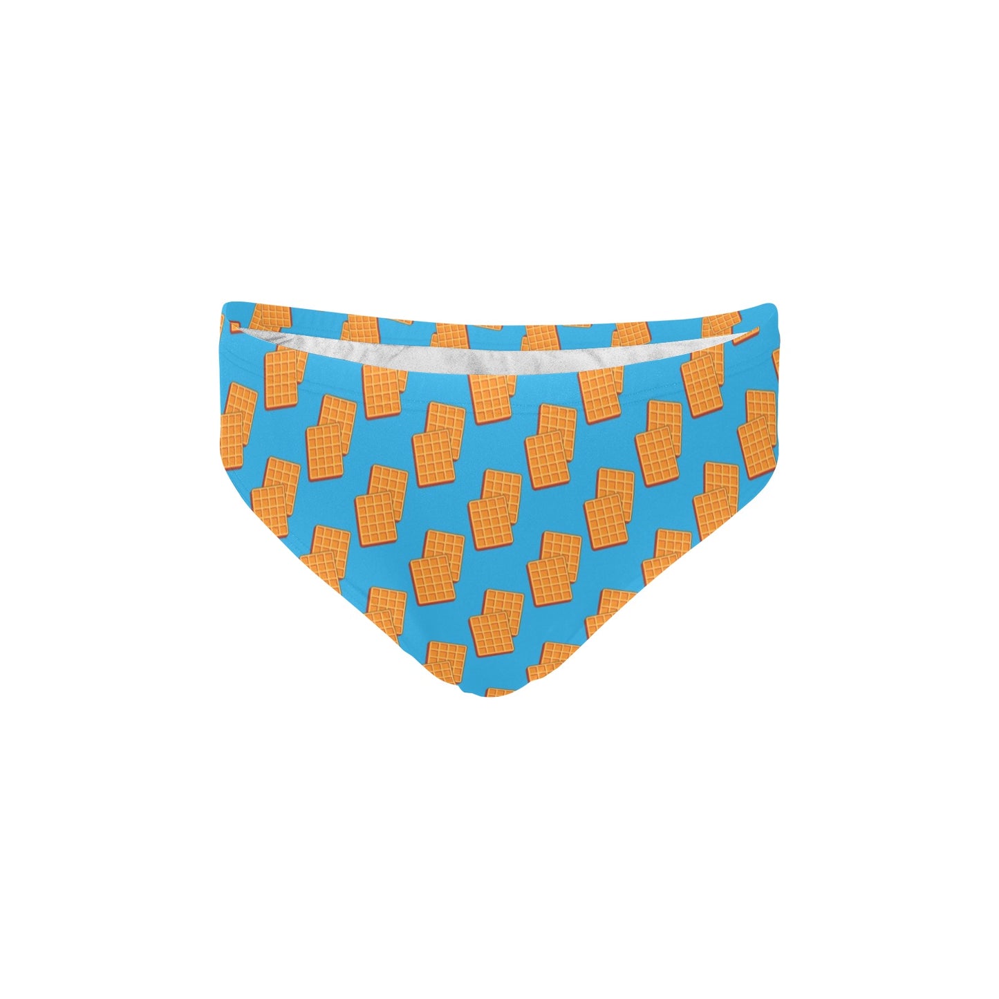 Waffle Print Design LKS304 Men's Swimming Briefs