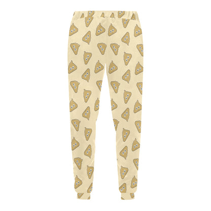 Poop Emoji Pattern Print Design A02 Men's Sweatpants