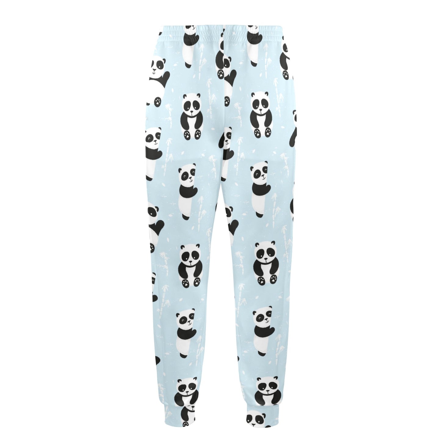 Panda Pattern Print Design A01 Men's Casual Track Pants