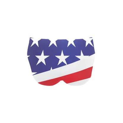 American flag Print Men's Swimming Briefs