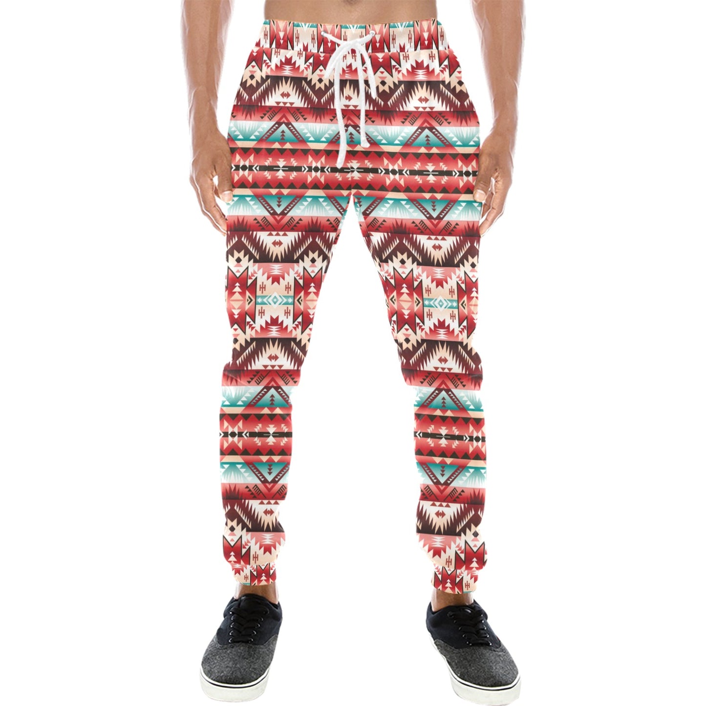 Aztec Western Style Print Pattern Men's Sweatpants