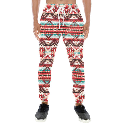 Aztec Western Style Print Pattern Men's Sweatpants