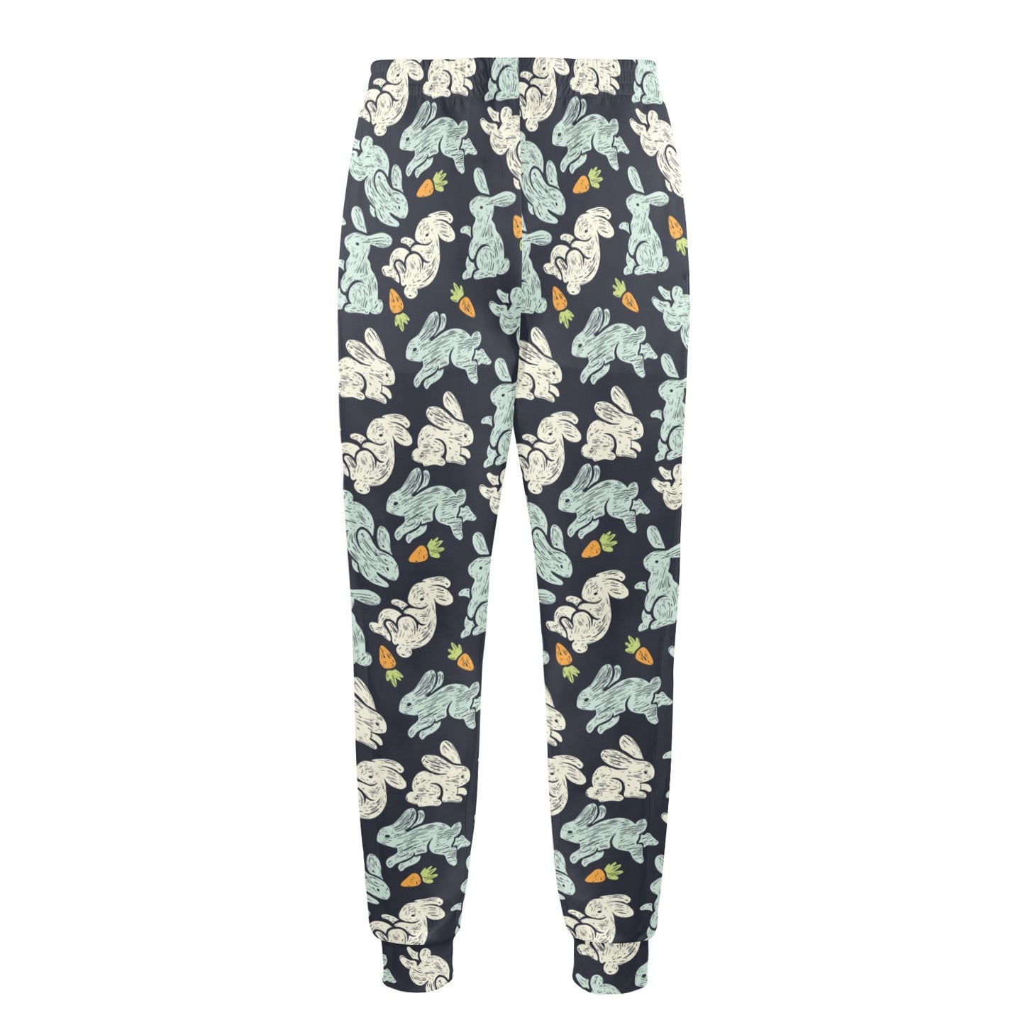 Bunny Pattern Print Design 04 Men's Casual Track Pants