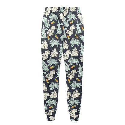 Bunny Pattern Print Design 04 Men's Casual Track Pants
