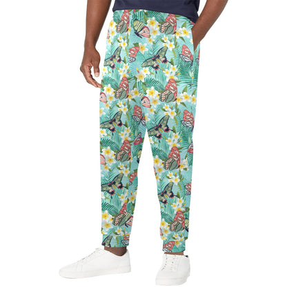Butterfly Pattern Print Design 09 Men's Casual Track Pants